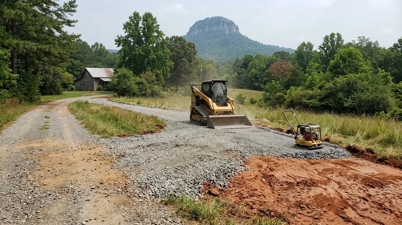 Gravel Driveway Installation & Grading Winston-Salem